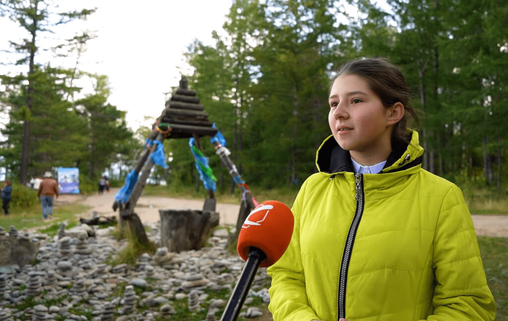 Образовательная экспедиция СОТ в Республику Бурятия: интервью с ученицей туркинской школы о Байкале